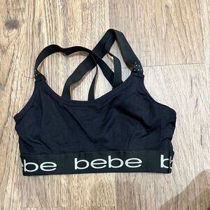 Bebe Sport Black Sports Bra